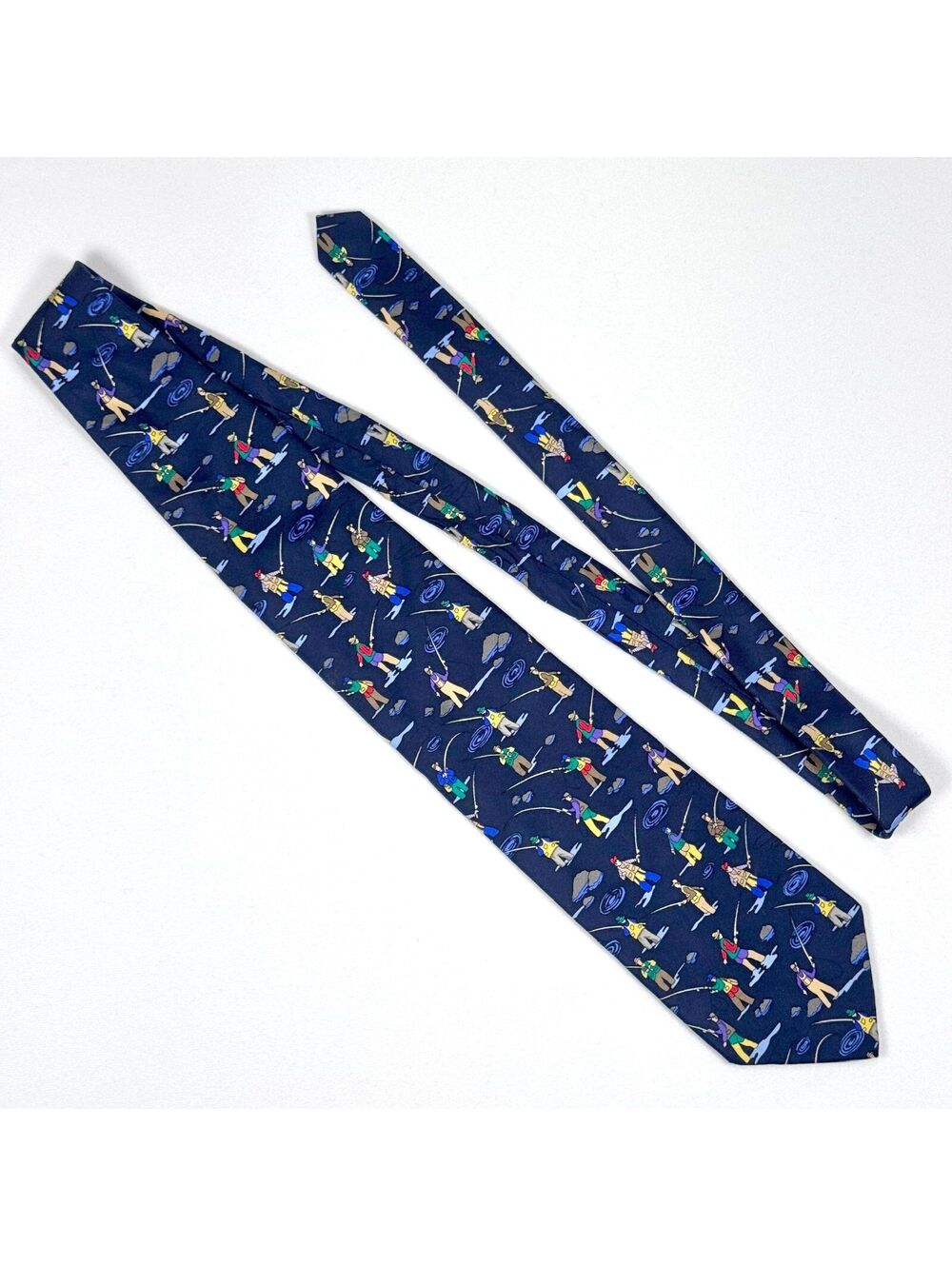 VTG Alynn Neckwear 100% Silk Opening Day Fly Fishing Tie